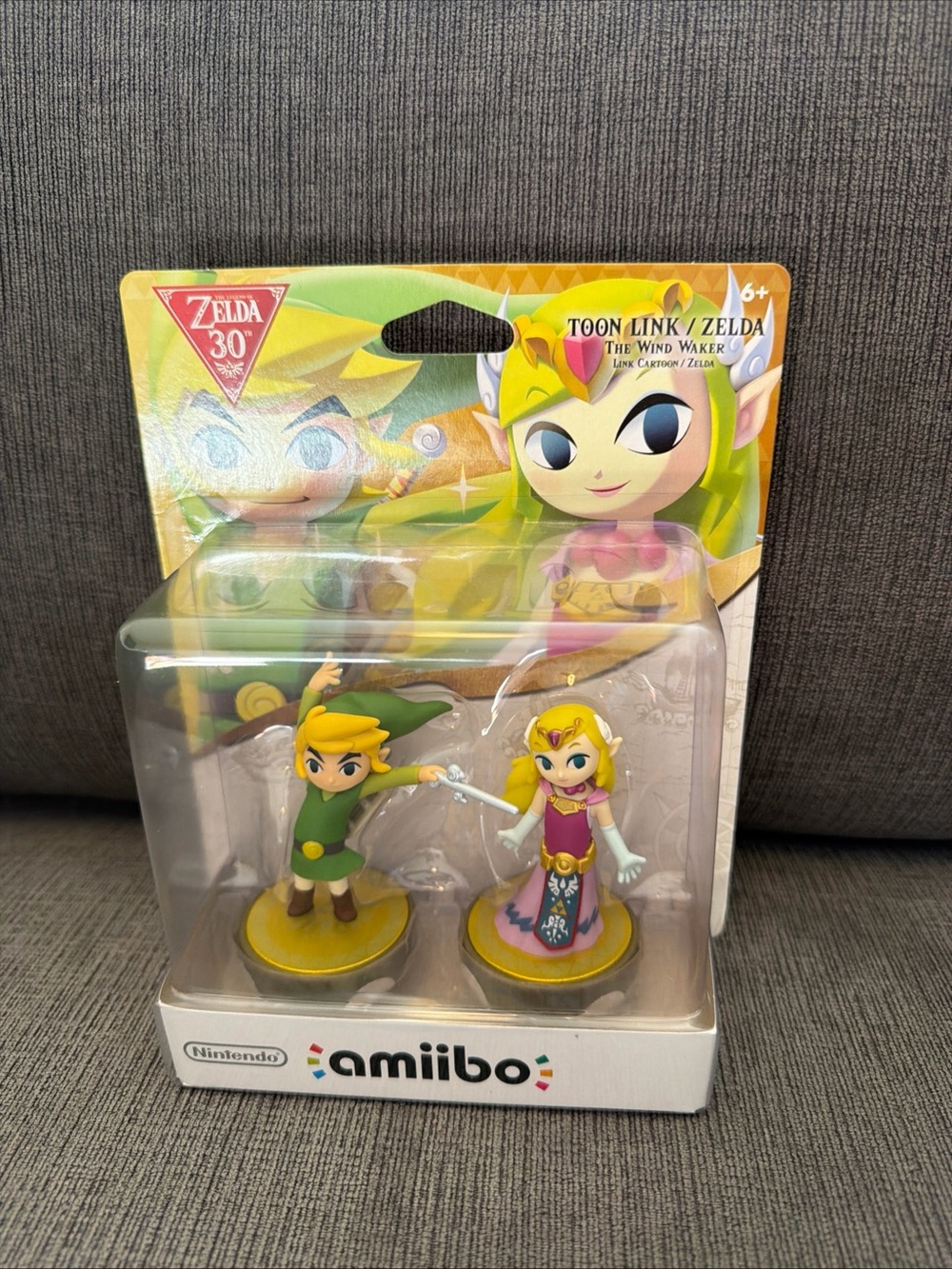 The Legend of Zelda 2 Pack Toon Link/Zelda - Brand New - Nintendo Amiibo